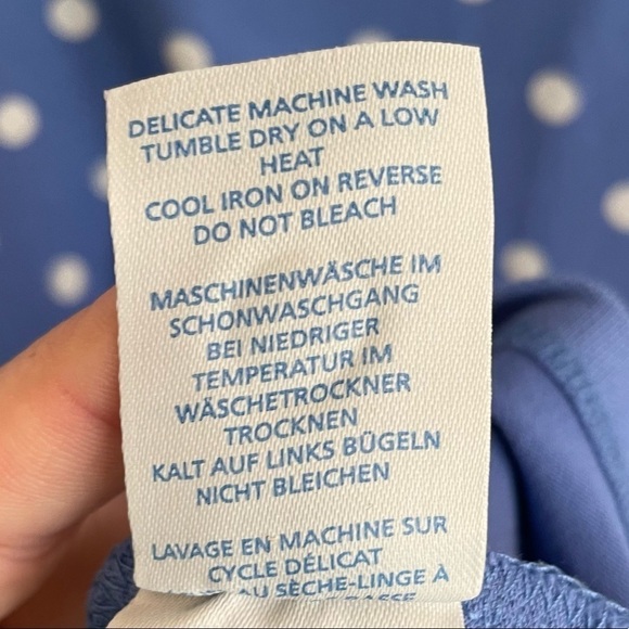 Boden Petunia Polka Dot Polo Dress, Size 4R - Picture 8 of 8